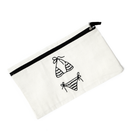 Printed Bikini Bag Lined