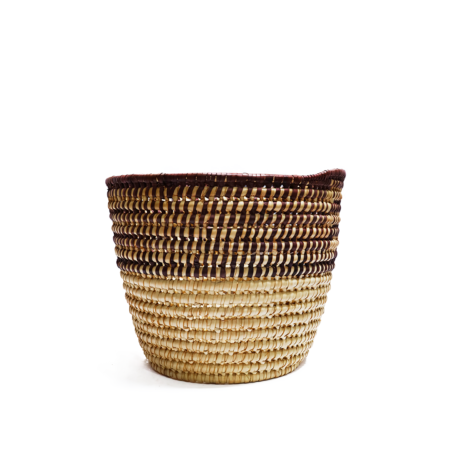 Tapered Brown & Natural Basket Large
