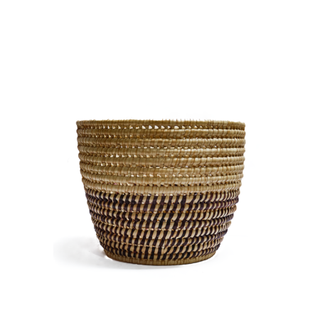 Tapered Brown & Natural Basket Large