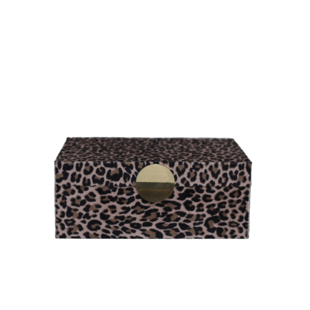 Animal Print Velvet Box