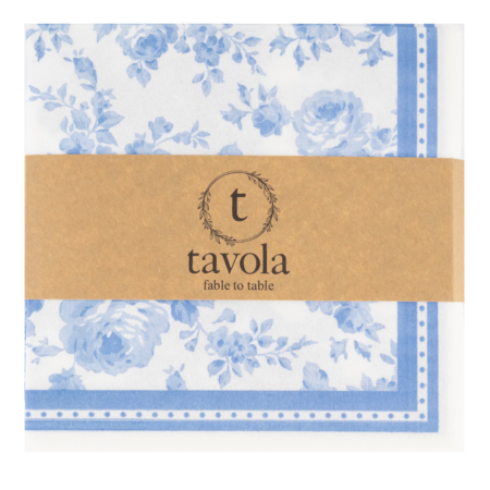Rose Blue Napkin