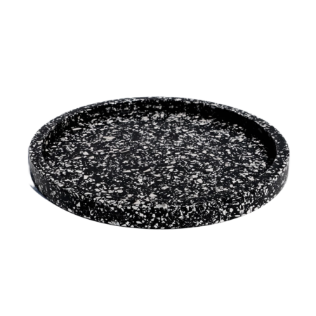 Large Tray - Black Terrazzo